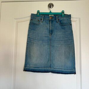 J Crew Denim Pencil Skirt